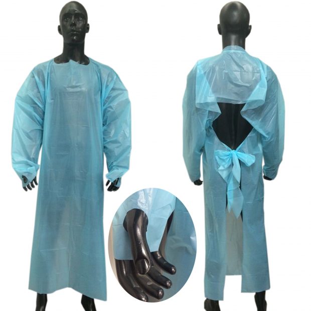 CPE ISOLATION GOWN