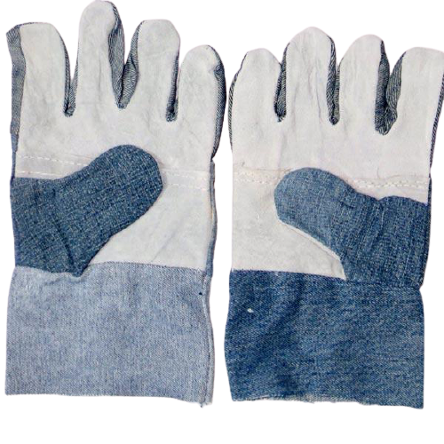 SEMI LEATHER BLUE JEANS GLOVE Medirial Sdn. Bhd.