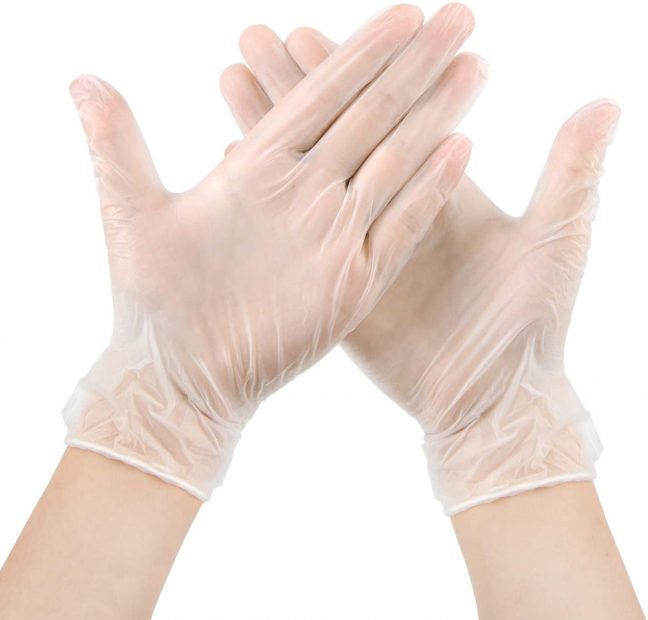 VINYL EXAMINATION GLOVE