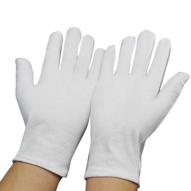 WHITE COTTON GLOVE